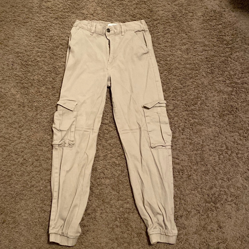 Tan cargo pants girls